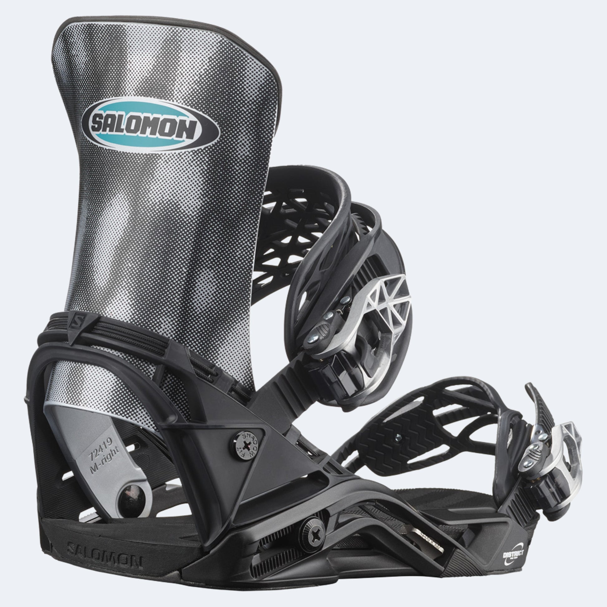 2025 Salomon District Pro Team Snowboard Bindings