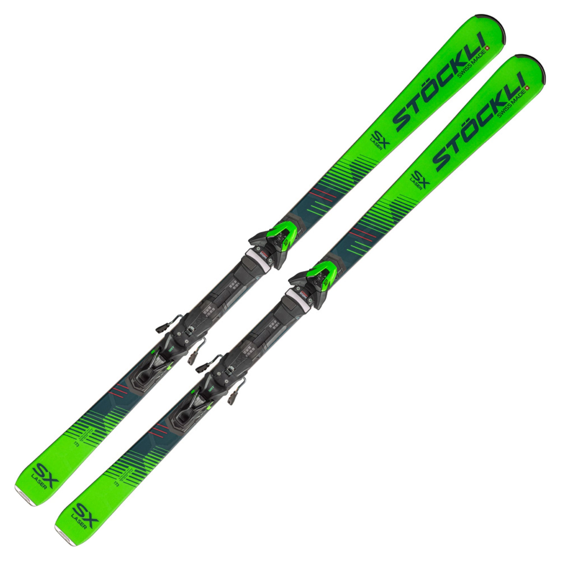 2025 Stockli Laser SX Skis w/ SRT 12 Bindings - 181