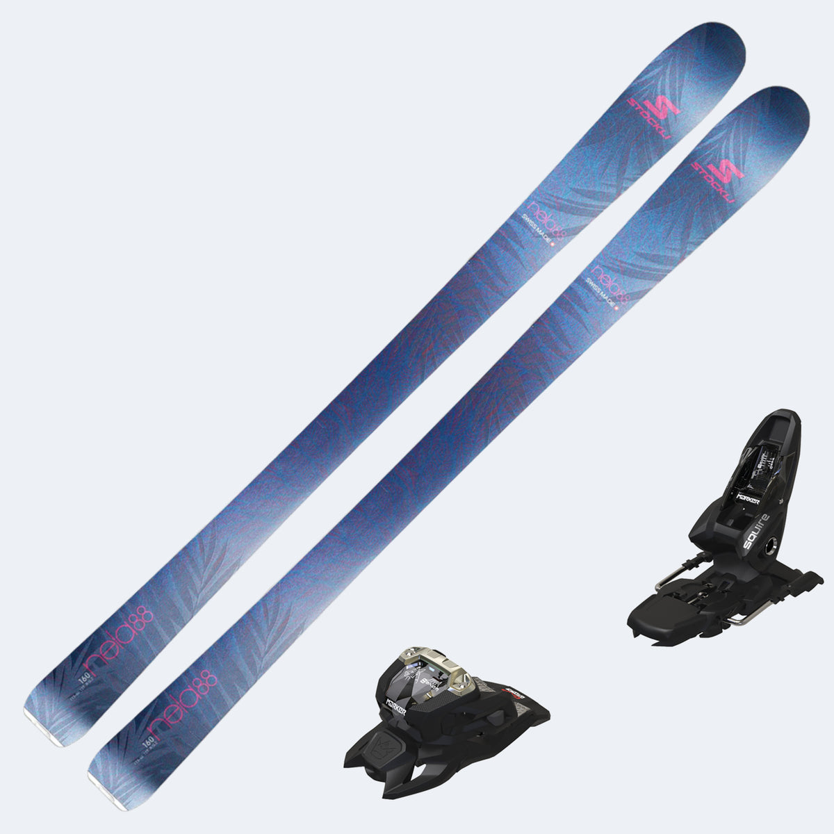 2026 Stockli Nela 88 Women's Skis with Marker Squire 11 Bindings