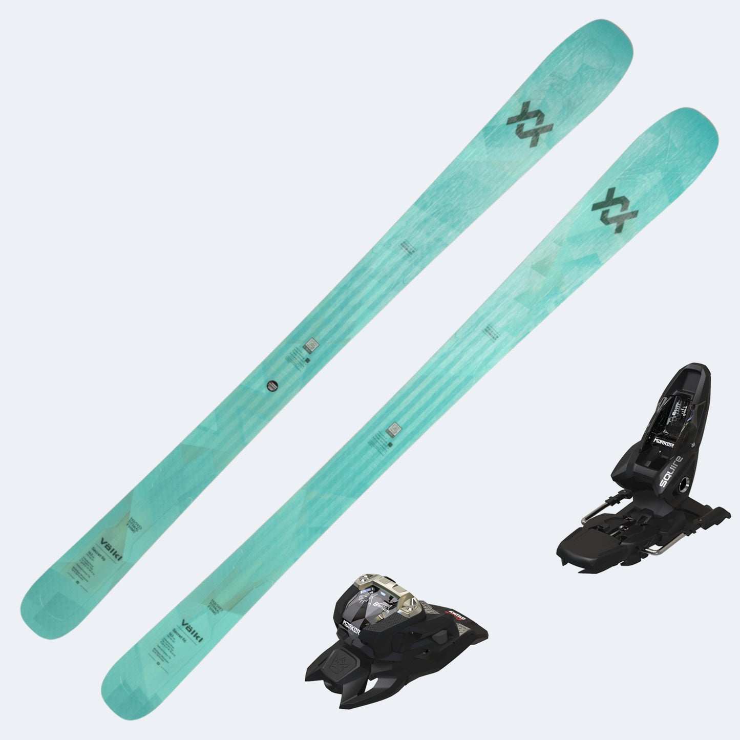 2025 Volkl Secret 96 Women's Skis with Marker Squire 11 Bindings