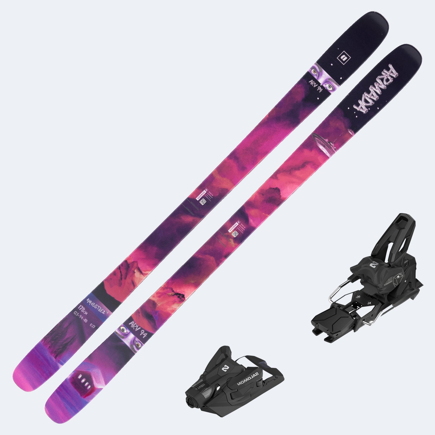 2026 Armada ARV 94 Skis with Salomon Strive 14 GW Bindings