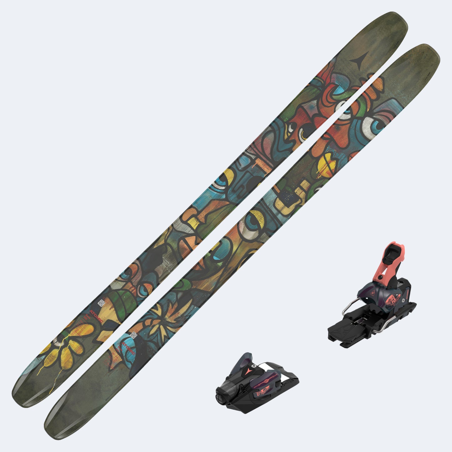 2026 Atomic Bent 110 Skis with Atomic undefined Bindings