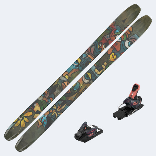 2026 Atomic Bent 110 Skis with Atomic undefined Bindings