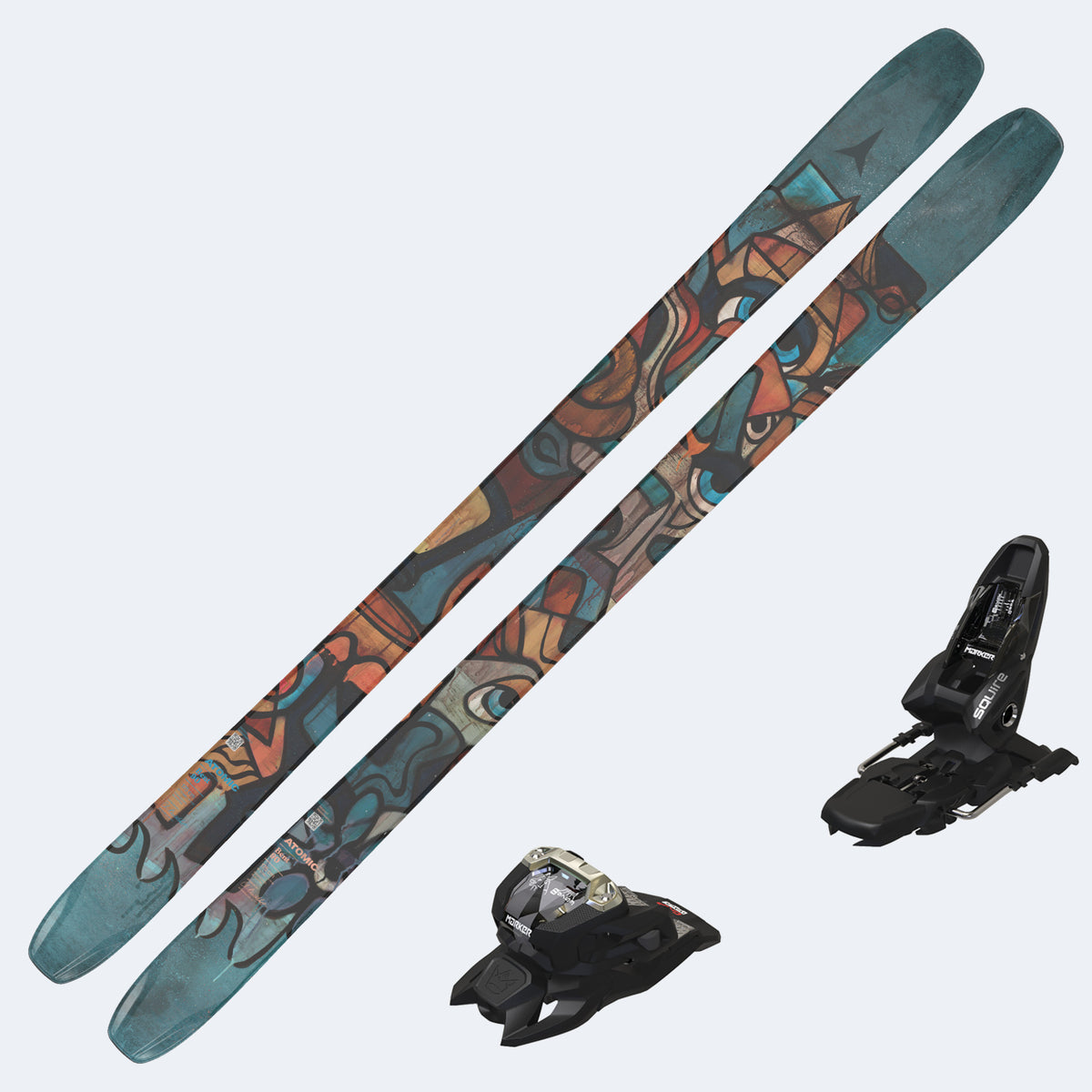 2026 Atomic Bent 90 Skis with Marker Squire 11 Bindings