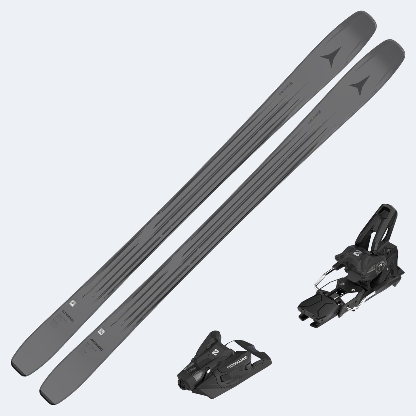 2026 Atomic Maverick 88 CTI Skis with Salomon Strive 14 GW Bindings
