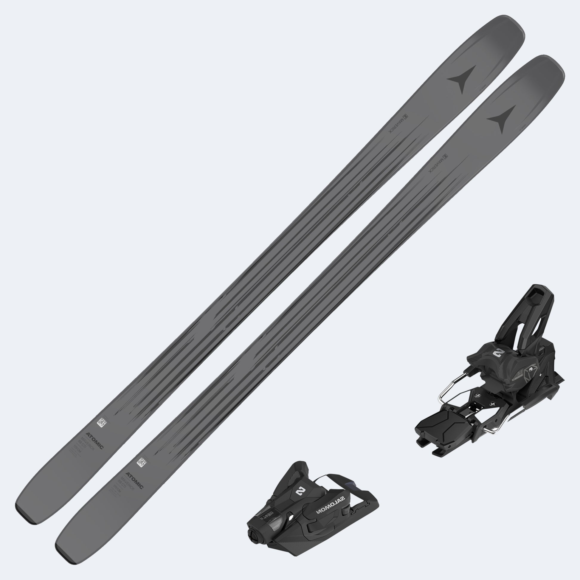 2026 Atomic Maverick 88 CTI Skis with Salomon Strive 14 GW Bindings