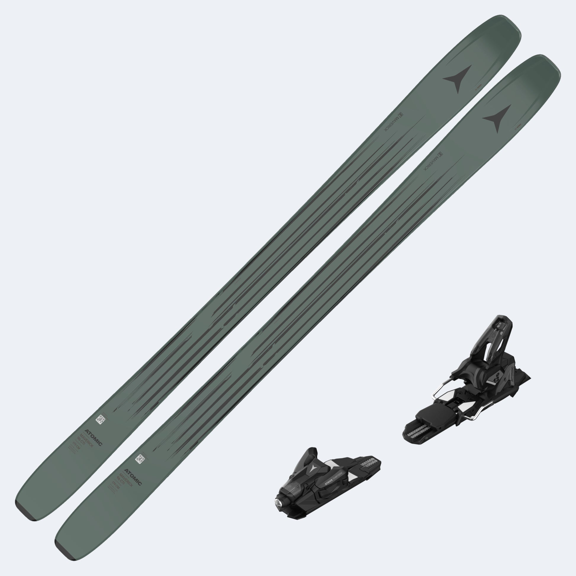 2026 Atomic Maverick 96 CTI Demo Skis W/ Strive 13 Demo Bindings