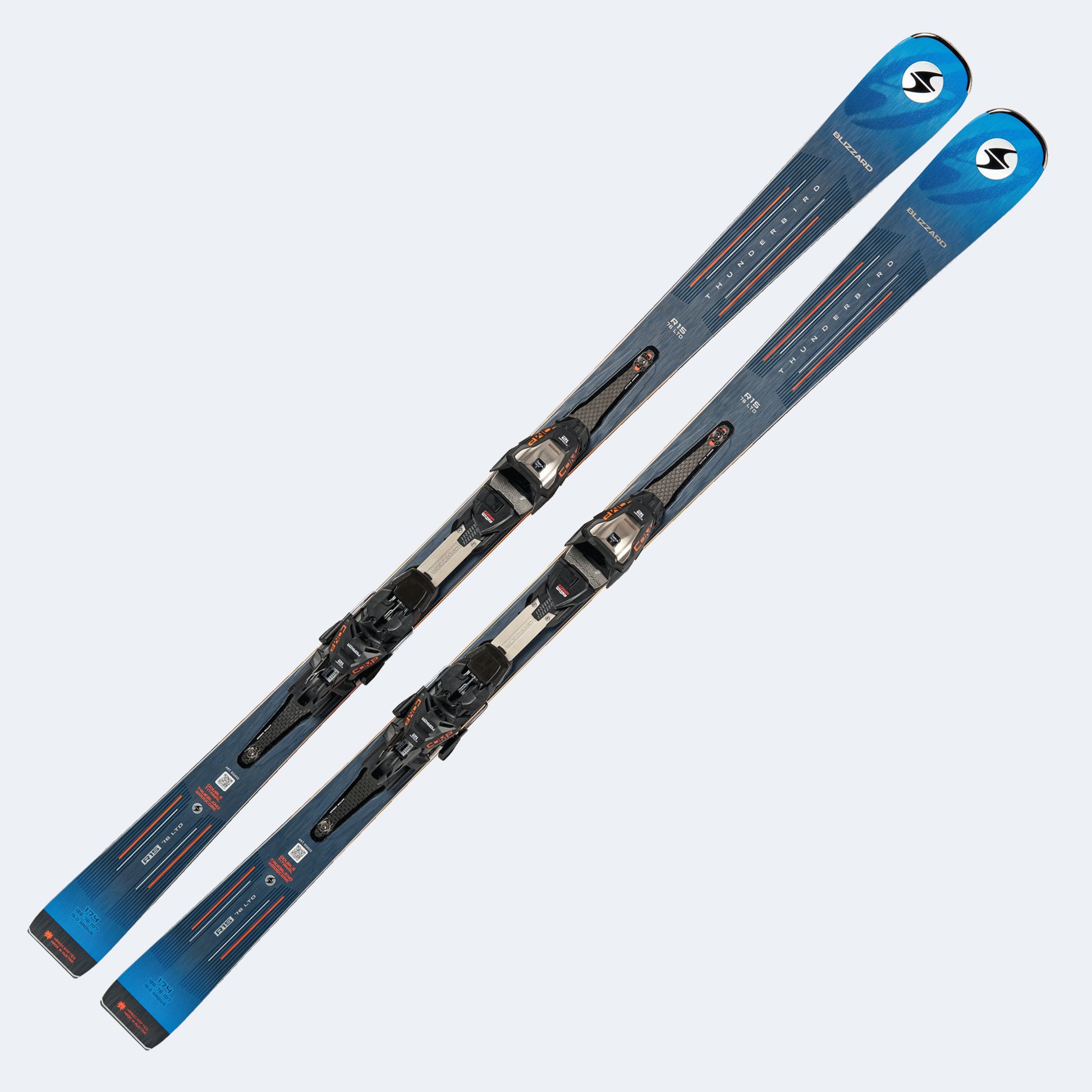 2026 Blizzard Thunderbird 76 LTD Skis W/ Comp 12 Bindings