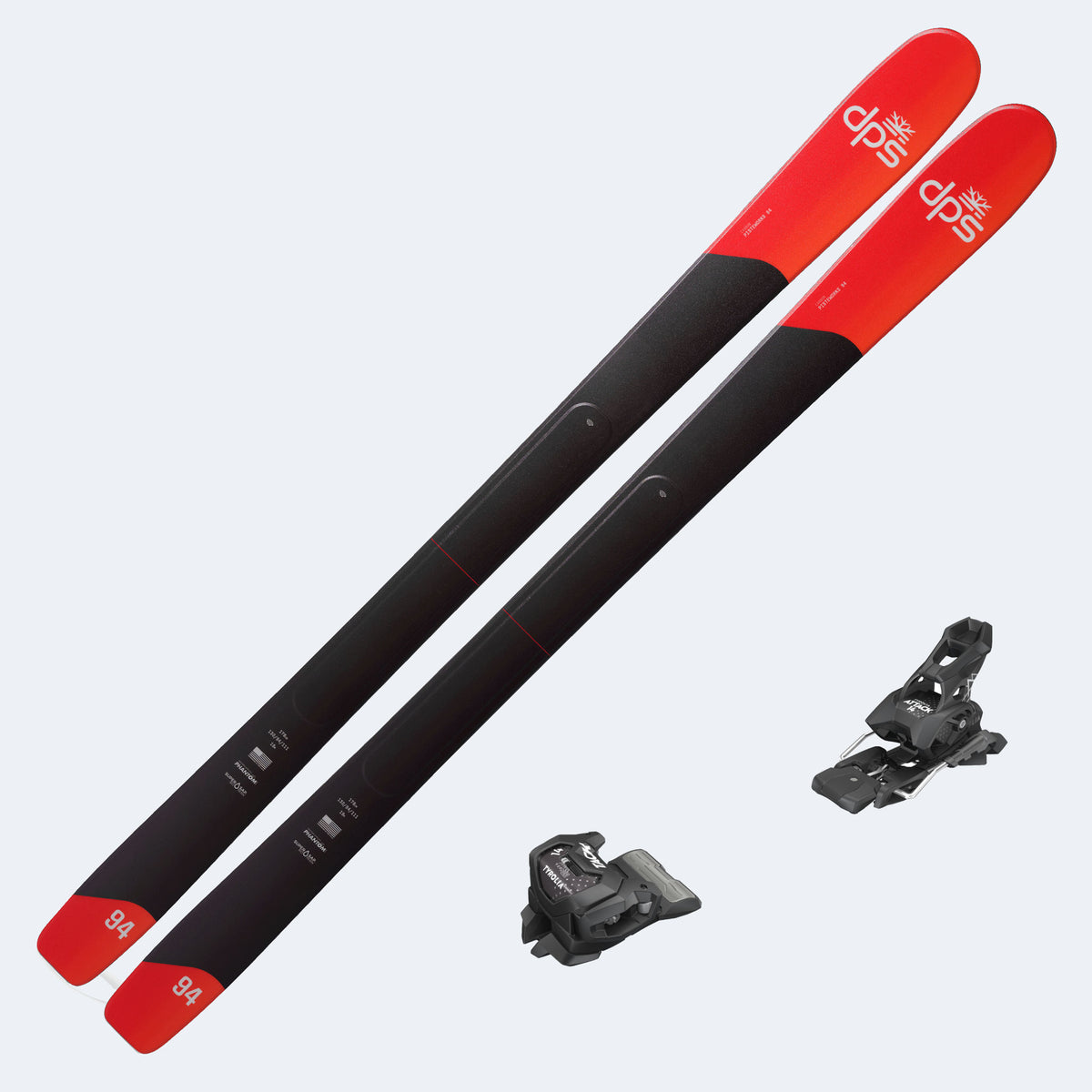 2027 DPS Pisteworks 94 Skis with Tyrolia Attack 14 GW Bindings