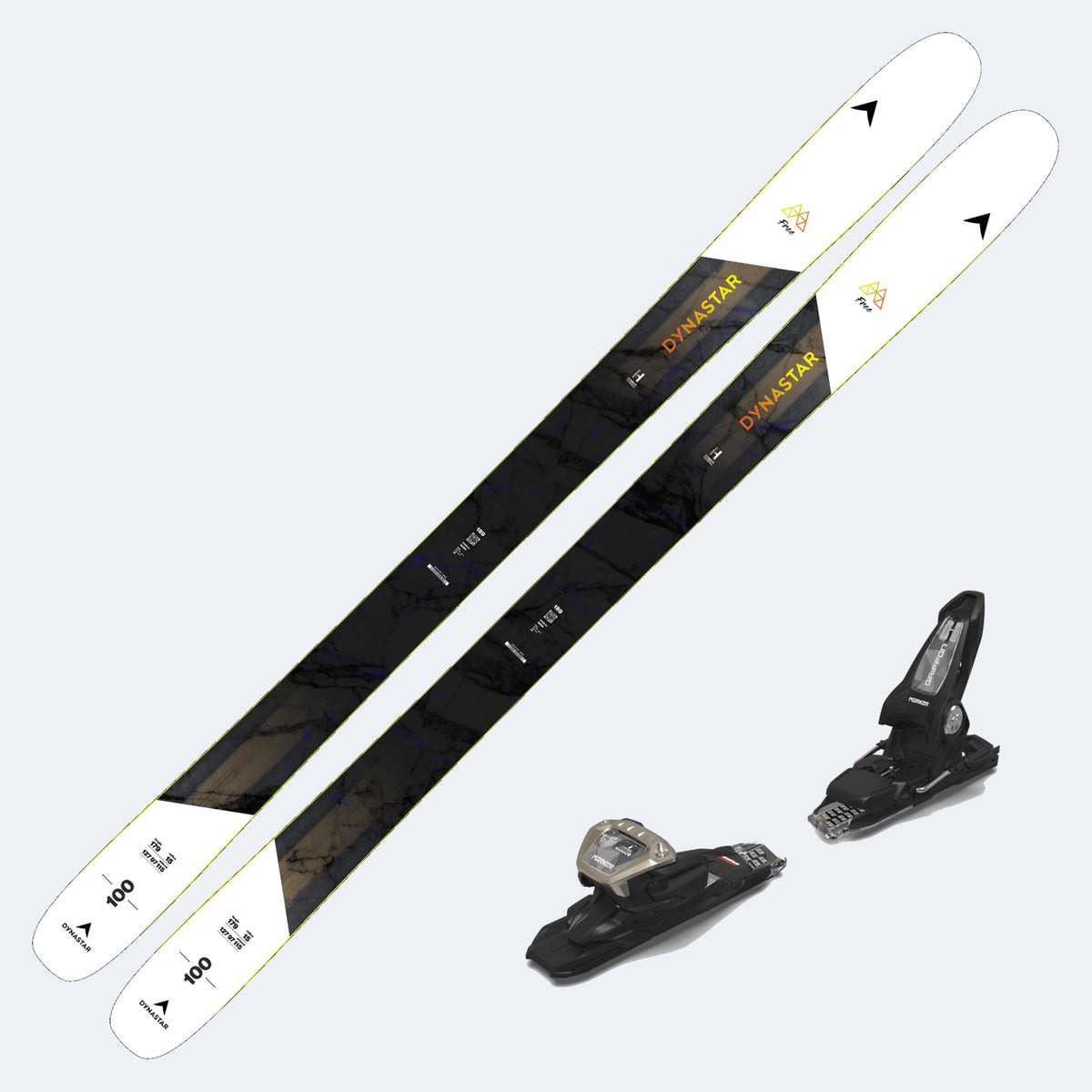 2026 Dynastar M-Free 100 Open Skis with Marker Griffon 13D Demo Bindings