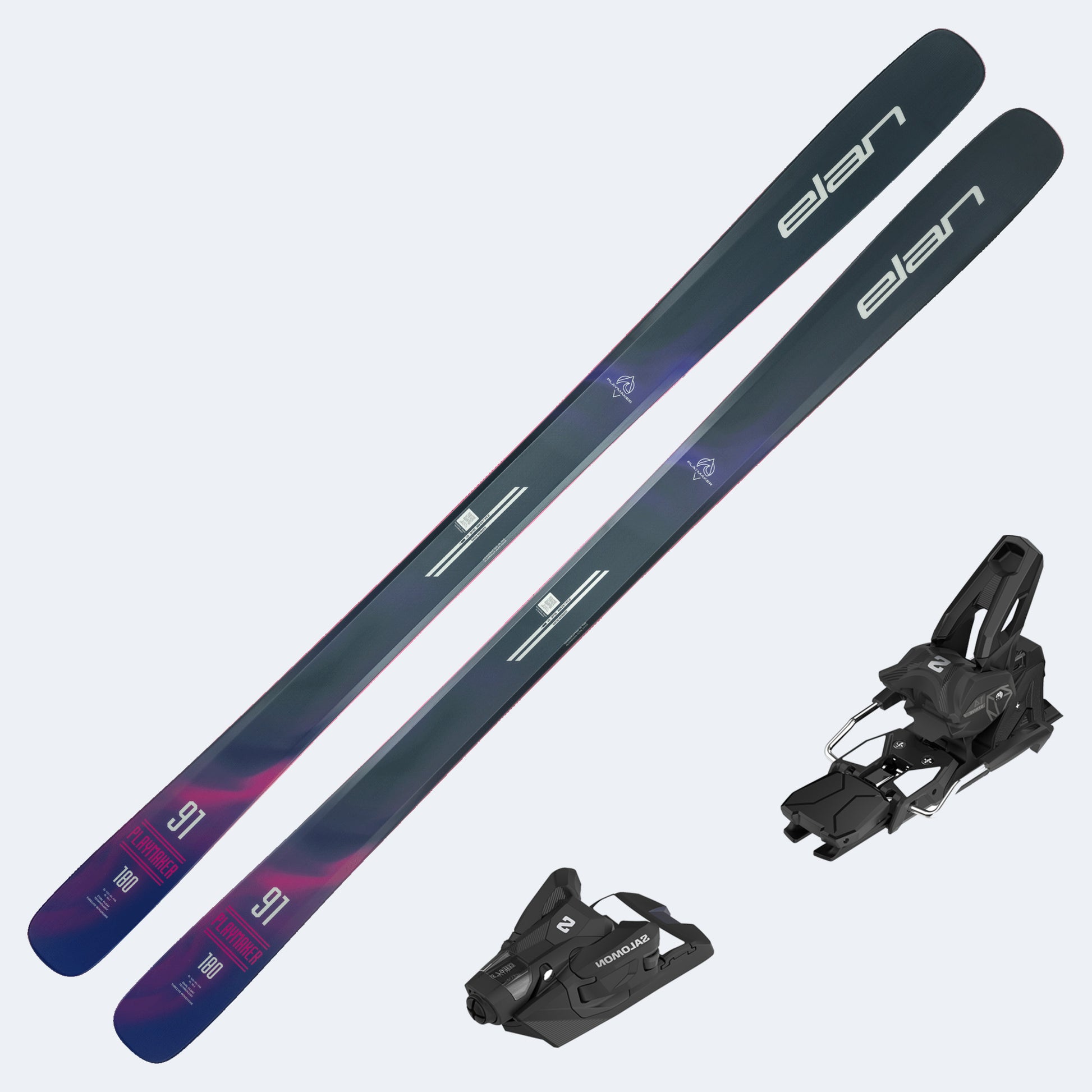2026 Elan Playmaker 91 Skis with Salomon Strive 14 GW Bindings