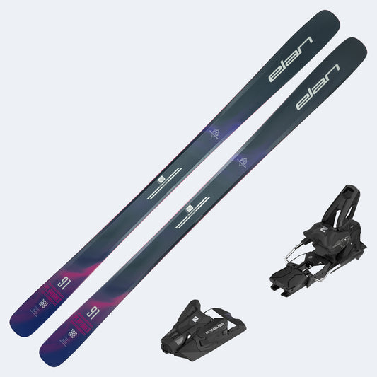 2026 Elan Playmaker 91 Skis with Salomon Strive 14 GW Bindings