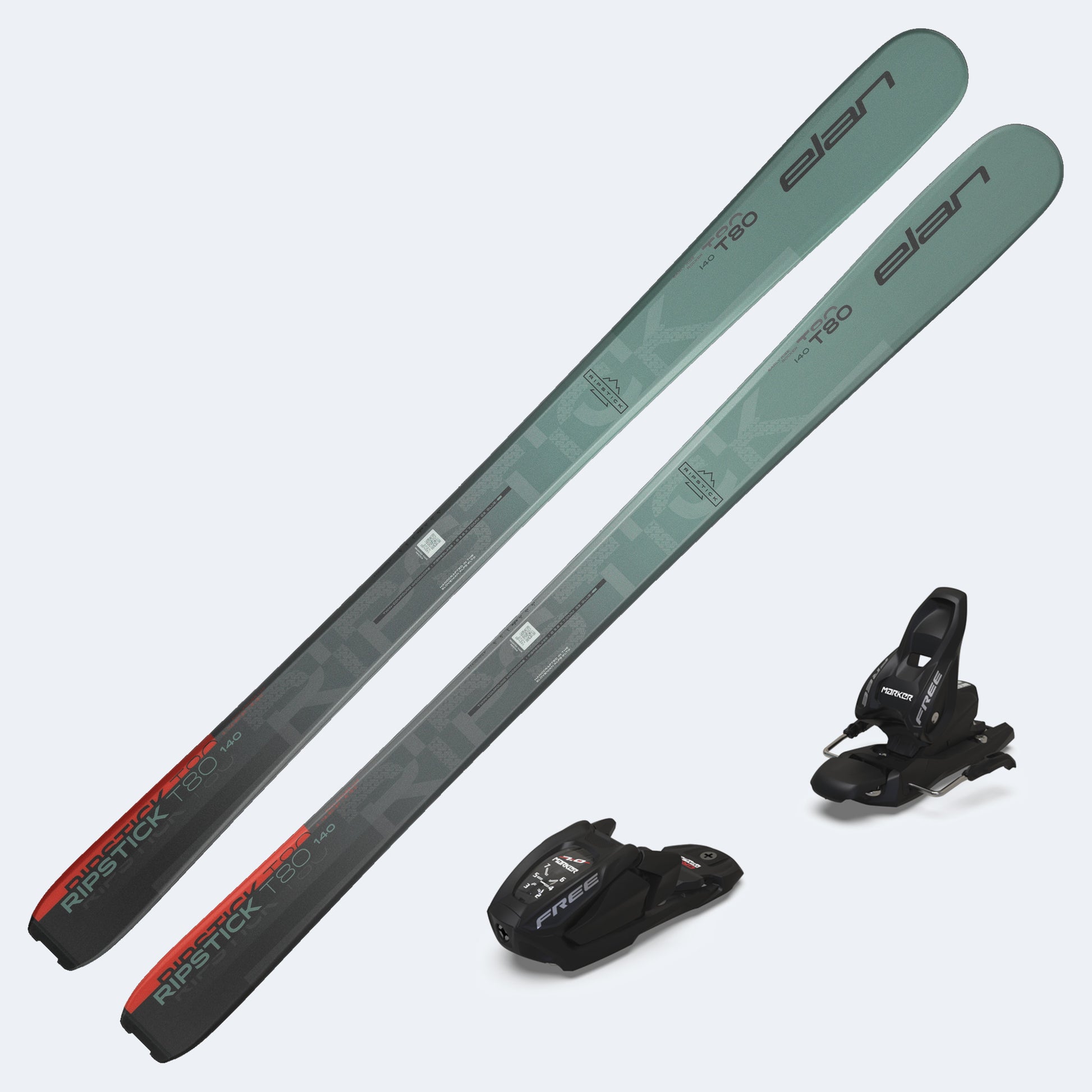 2026 Elan Ripstick T80 Skis with Marker Free 7 GW Bindings