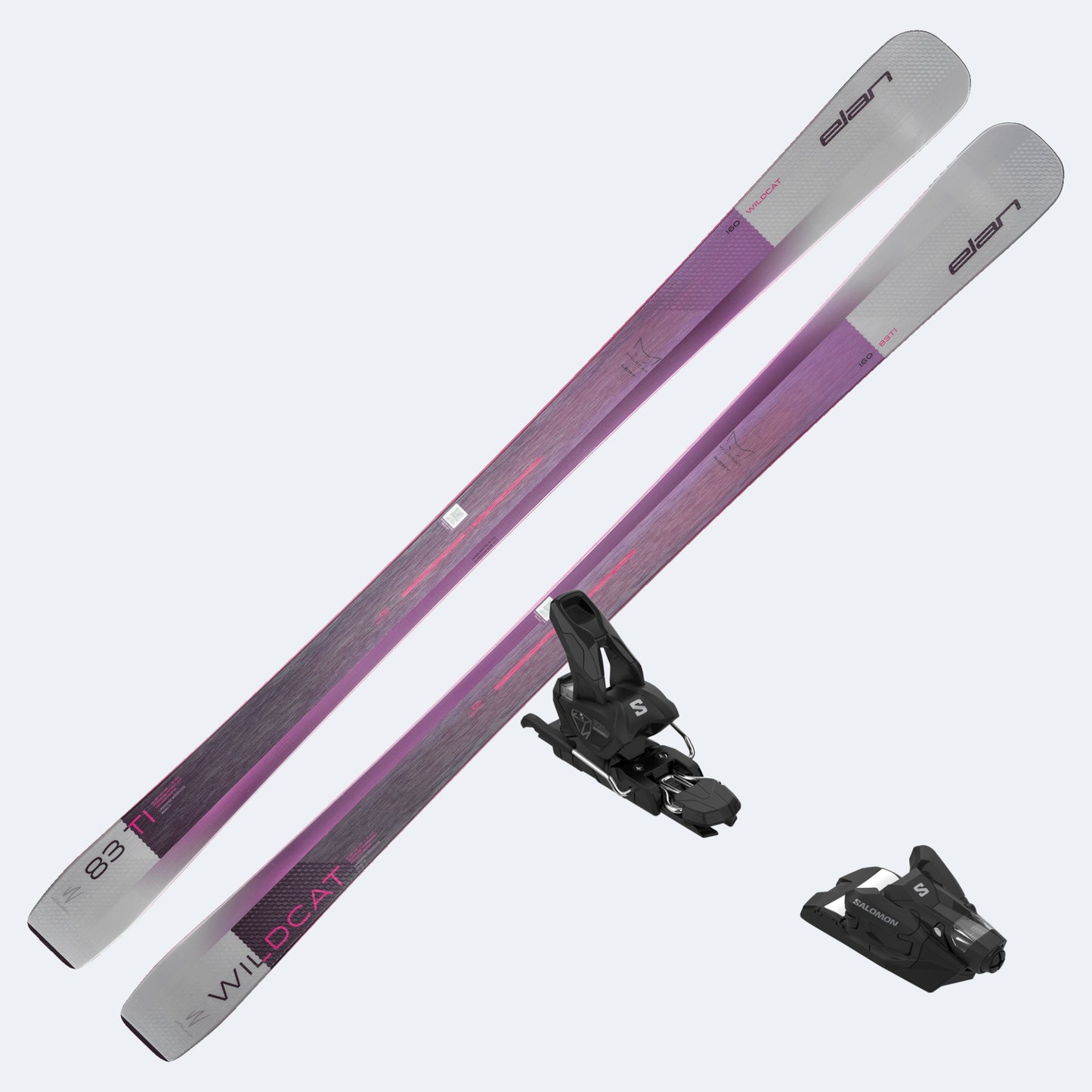 2026 Elan Wildcat 83 TI Skis with Salomon Strive 12 Bindings