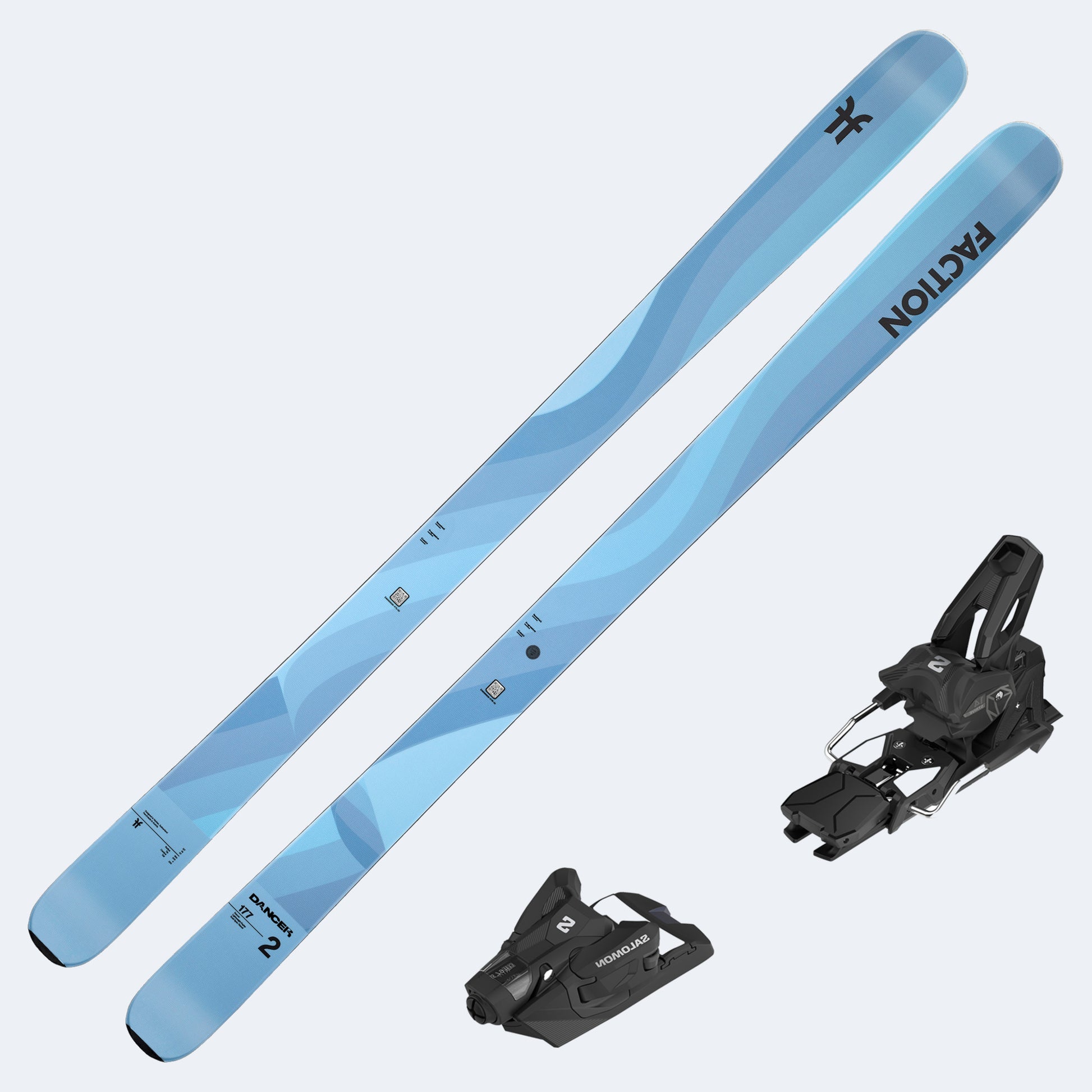 2026 Faction Dancer 2 Skis with Salomon Strive 14 GW Bindings