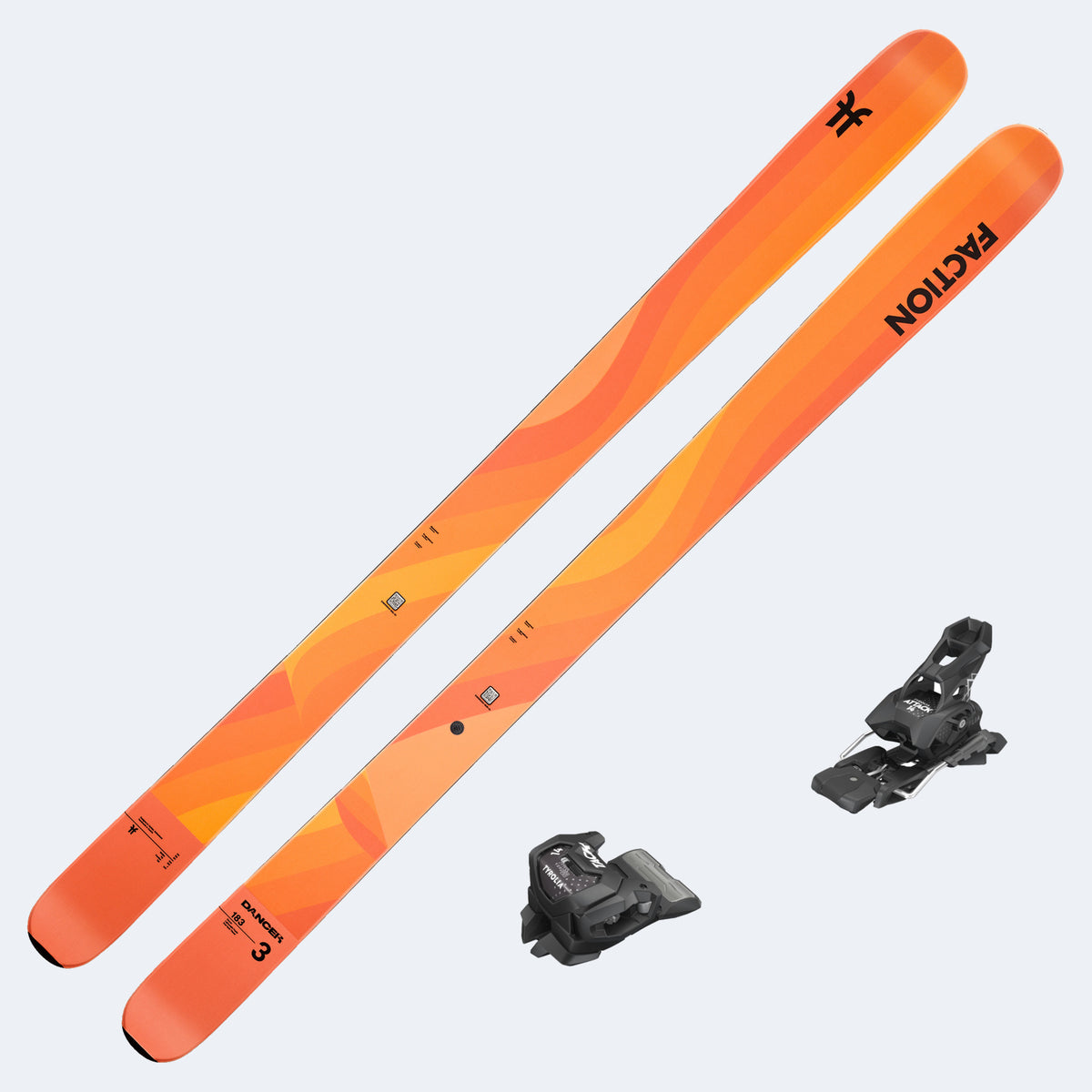 2026 Faction Dancer 3 Skis with Tyrolia Attack 14 GW Bindings