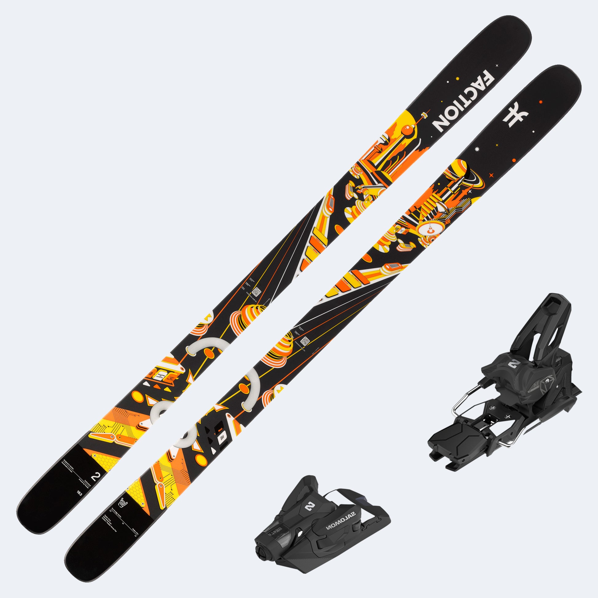 2026 Faction Prodigy 2 Skis with Salomon Strive 14 GW Bindings