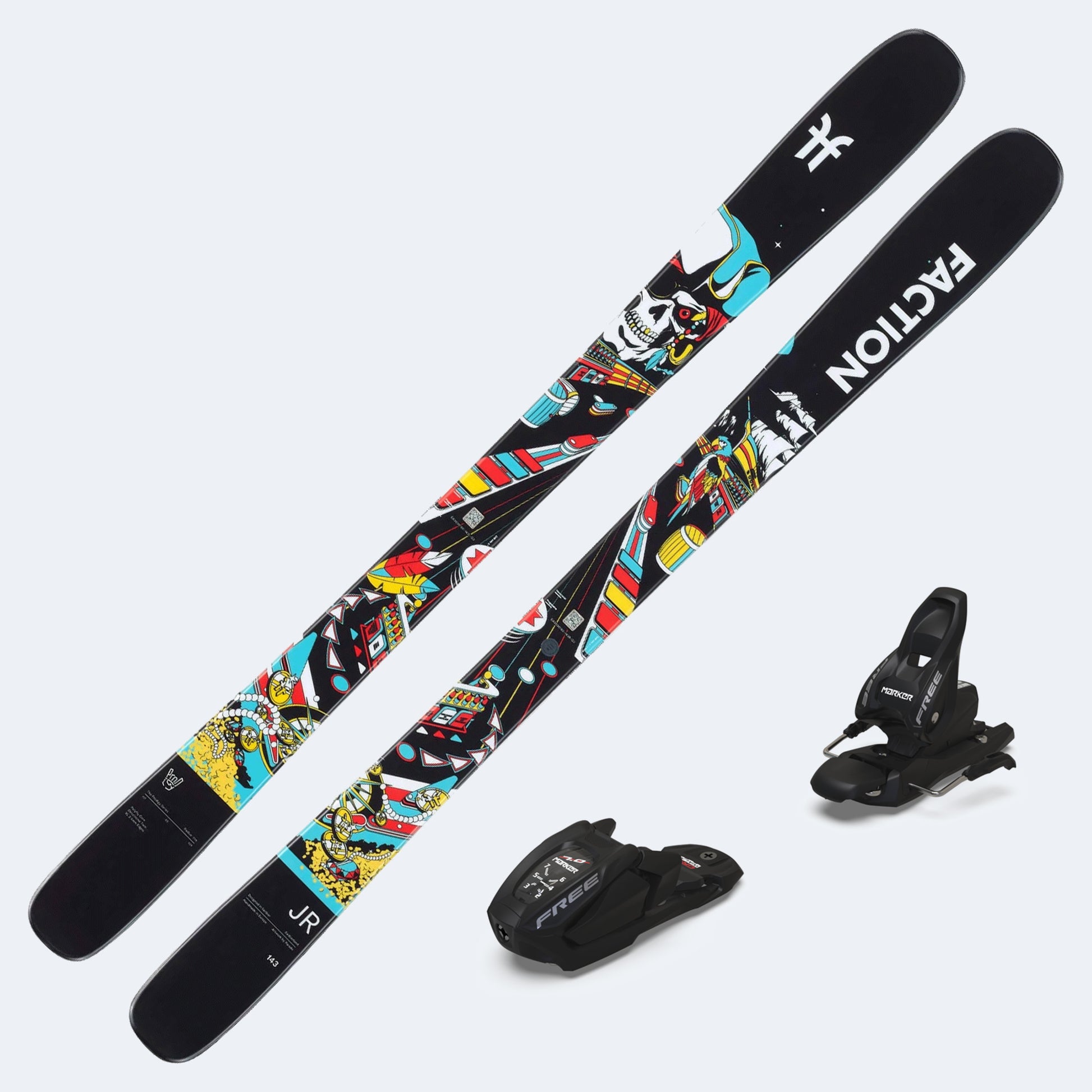 2026 Faction Prodigy Jr Skis with Marker Free 7 GW Bindings