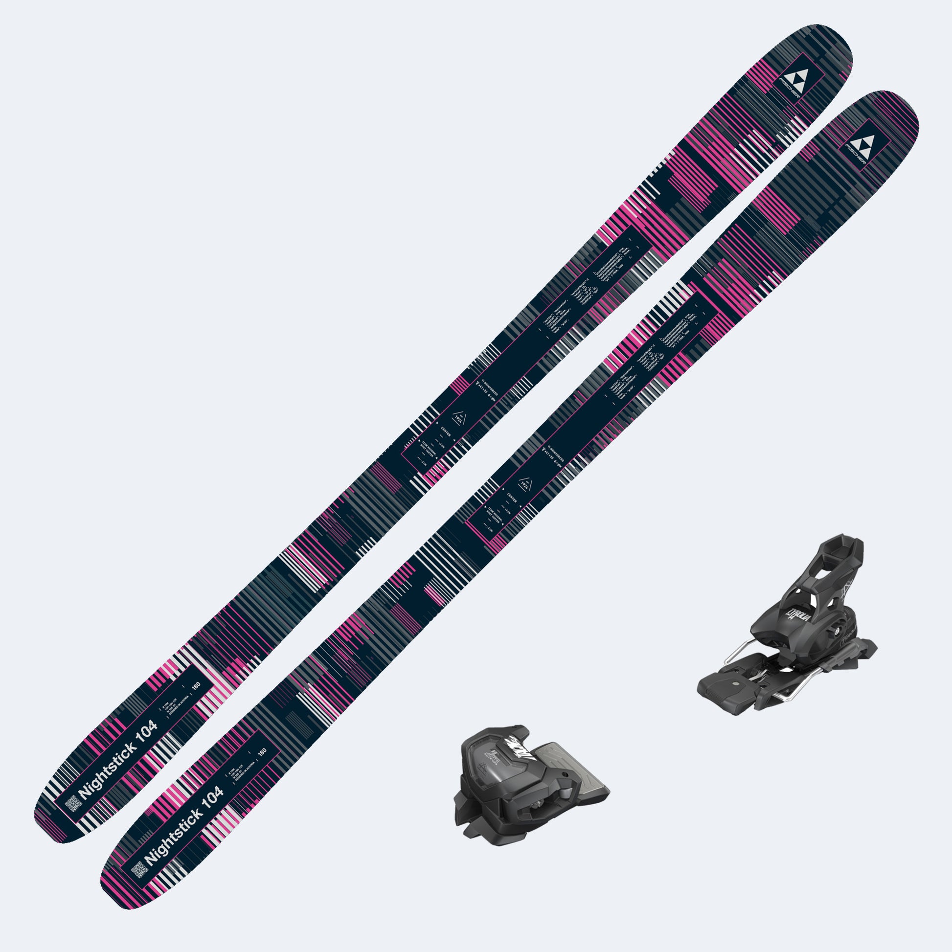 2026 Fischer Nightstick 104 Skis with Tyrolia Attack 14 GW Bindings