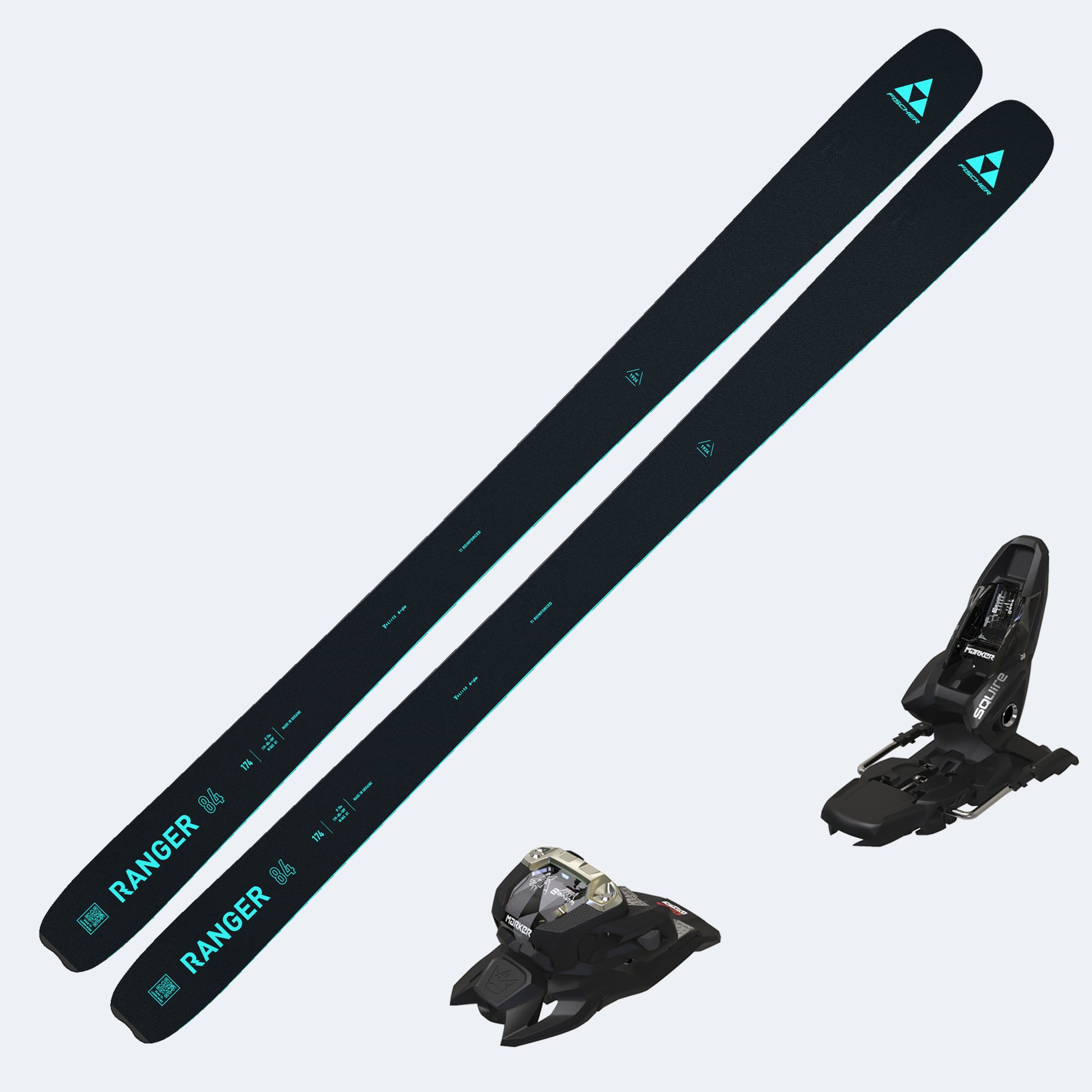 2026 Fischer Ranger 84 Skis with Marker Squire 11 Bindings