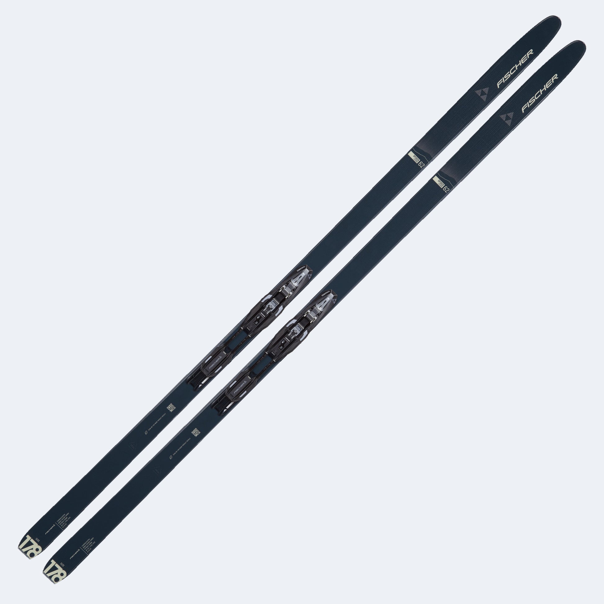 2026 Fischer Spider 62 Crown Xtralite Skis w/ Control Step In Bindings
