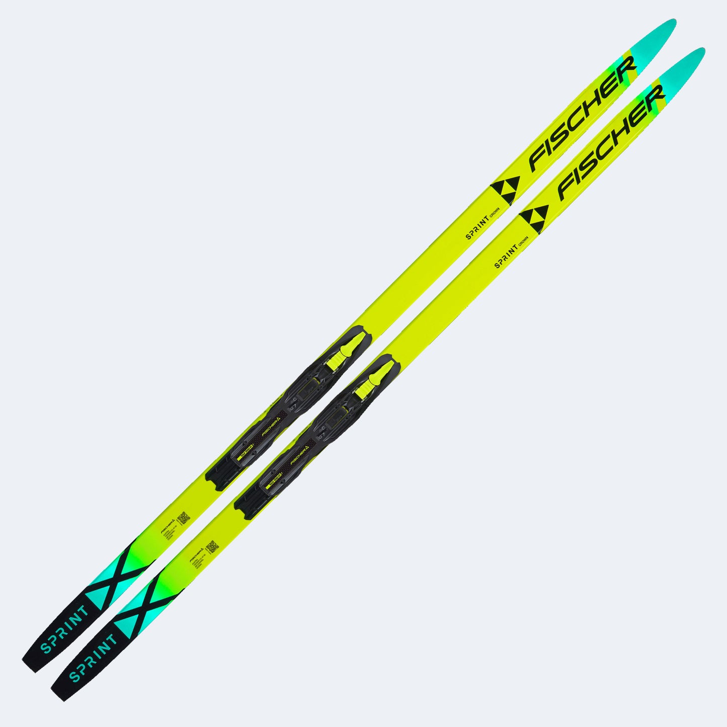 2026 Fischer Sprint Crown Jr Cross Country Skis W/ Bindings
