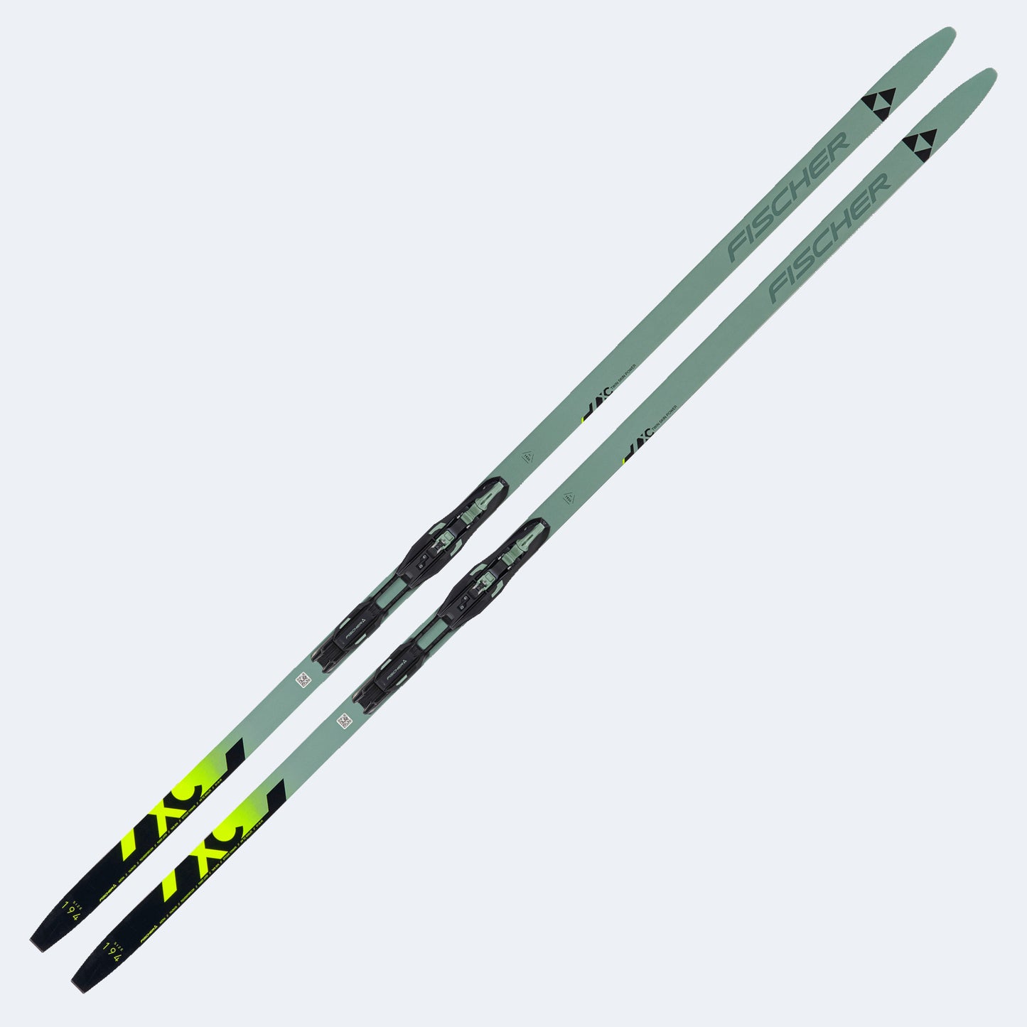 2026 Fischer Twin Skin Power Medium Cross Country Skis W/ Tour Step In Bindings