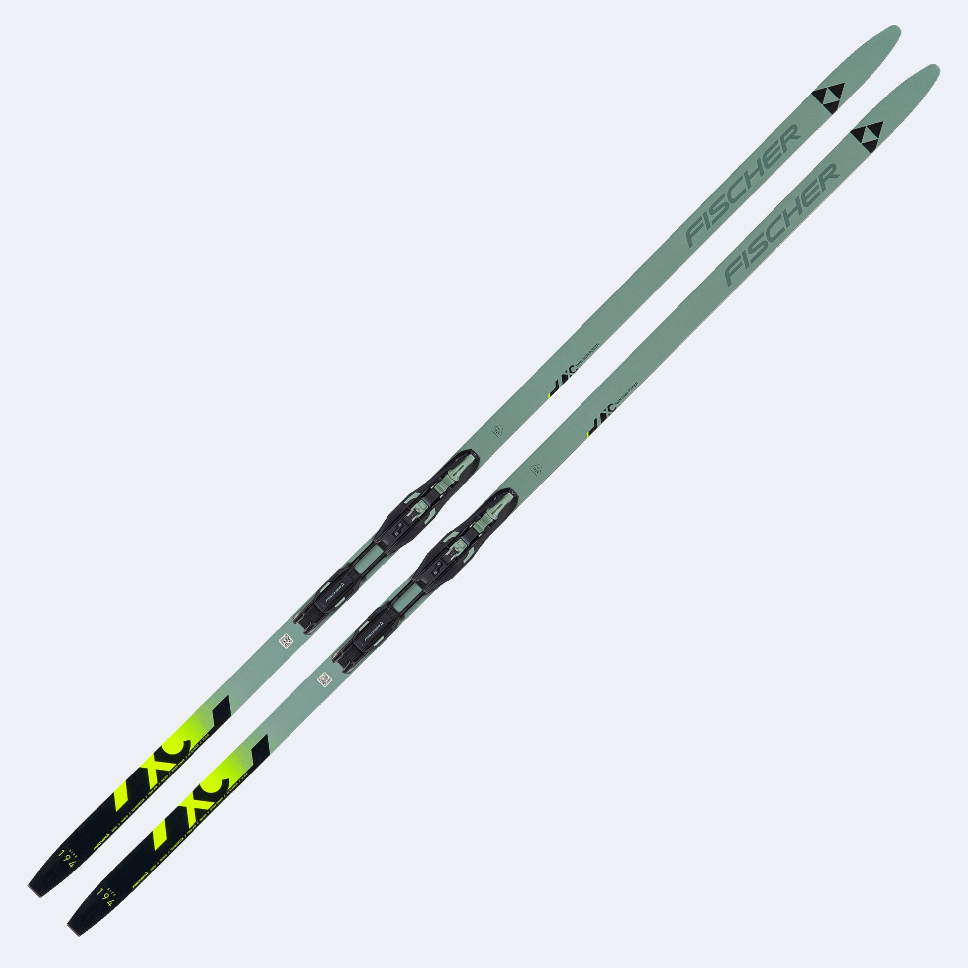 2026 Fischer Twin Skin Power Medium Cross Country Skis W/ Tour Step In Bindings