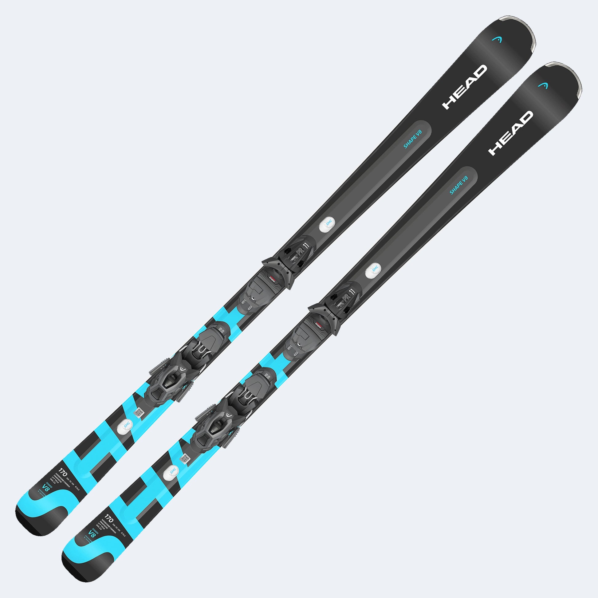 2026 Head Shape e-V8 Skis W/ PR 11 GW Bindings