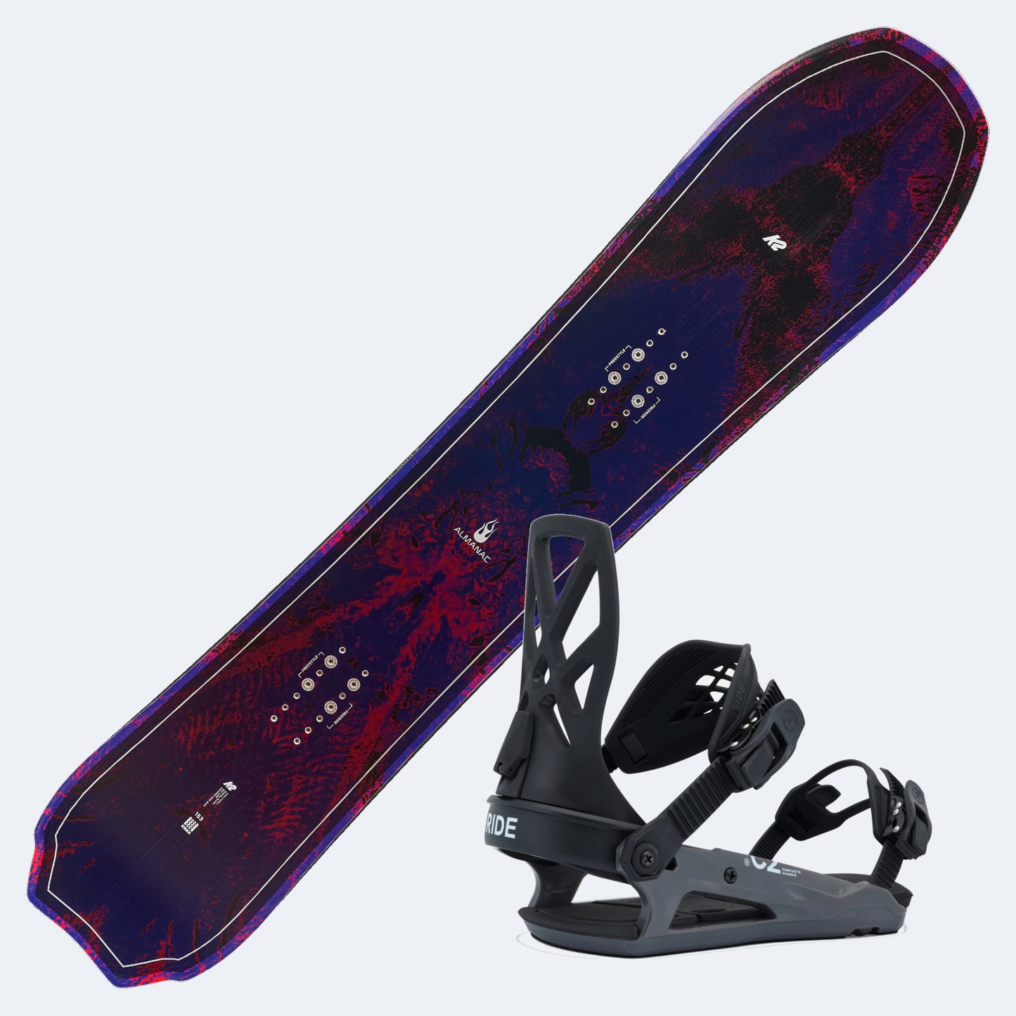2026 K2 Almanac Snowboard with Ride C-2 Bindings