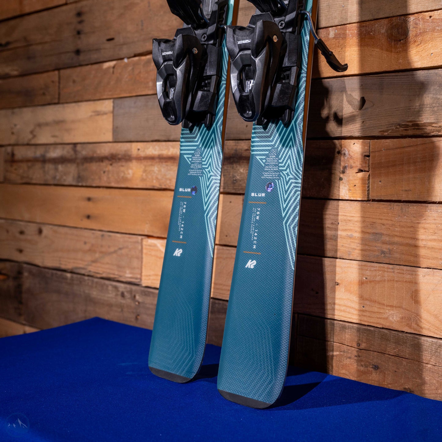 2026 K2 Blur 76 Women's Skis with Dalbello Veloce 75 MV Boots and Poles