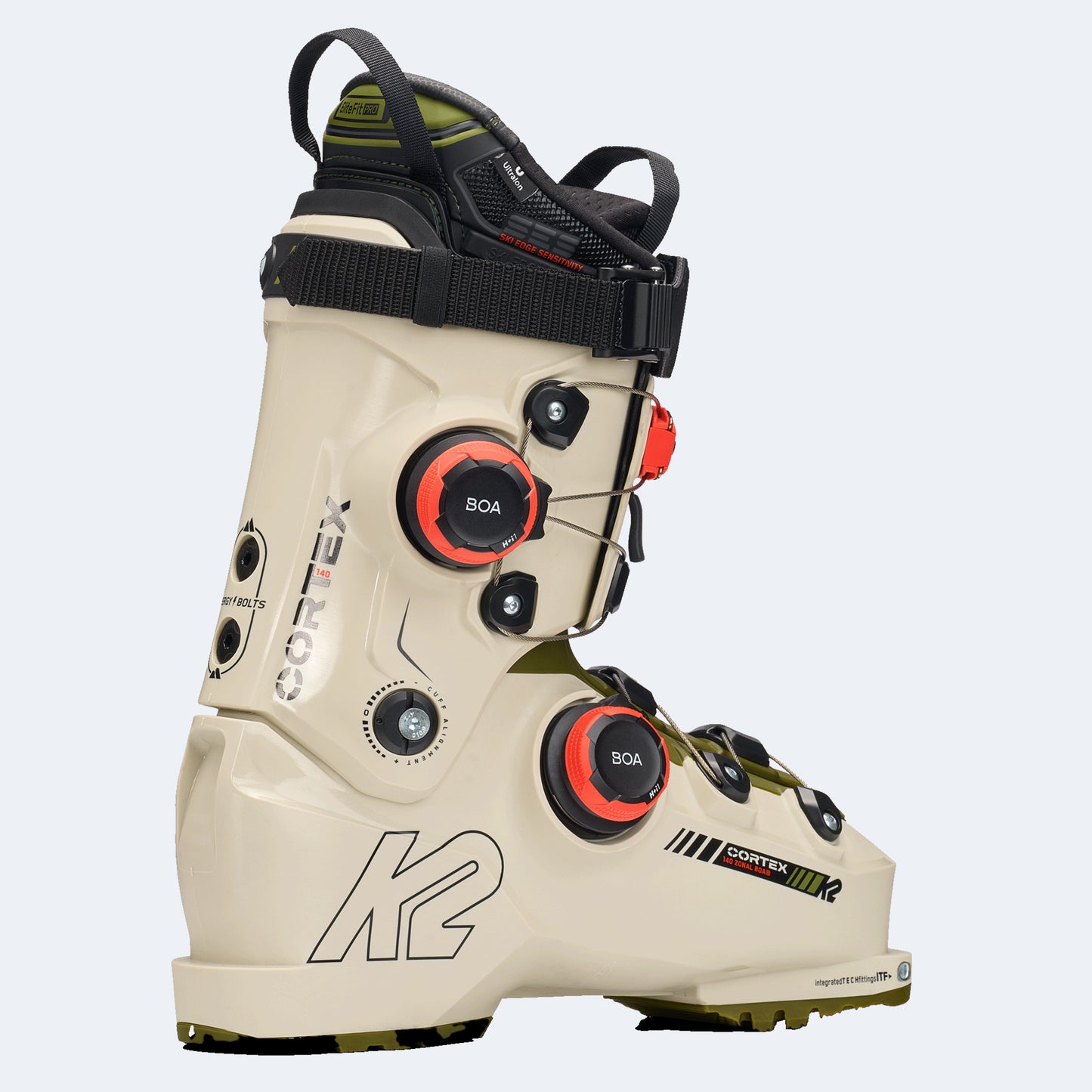 2026 K2 Cortex 140 Zonal Boa Ski Boots