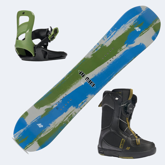 2026 K2 Lil Mini Junior Snowboard with K2 Lil Mini Boots and K2 Lil Mini Bindings