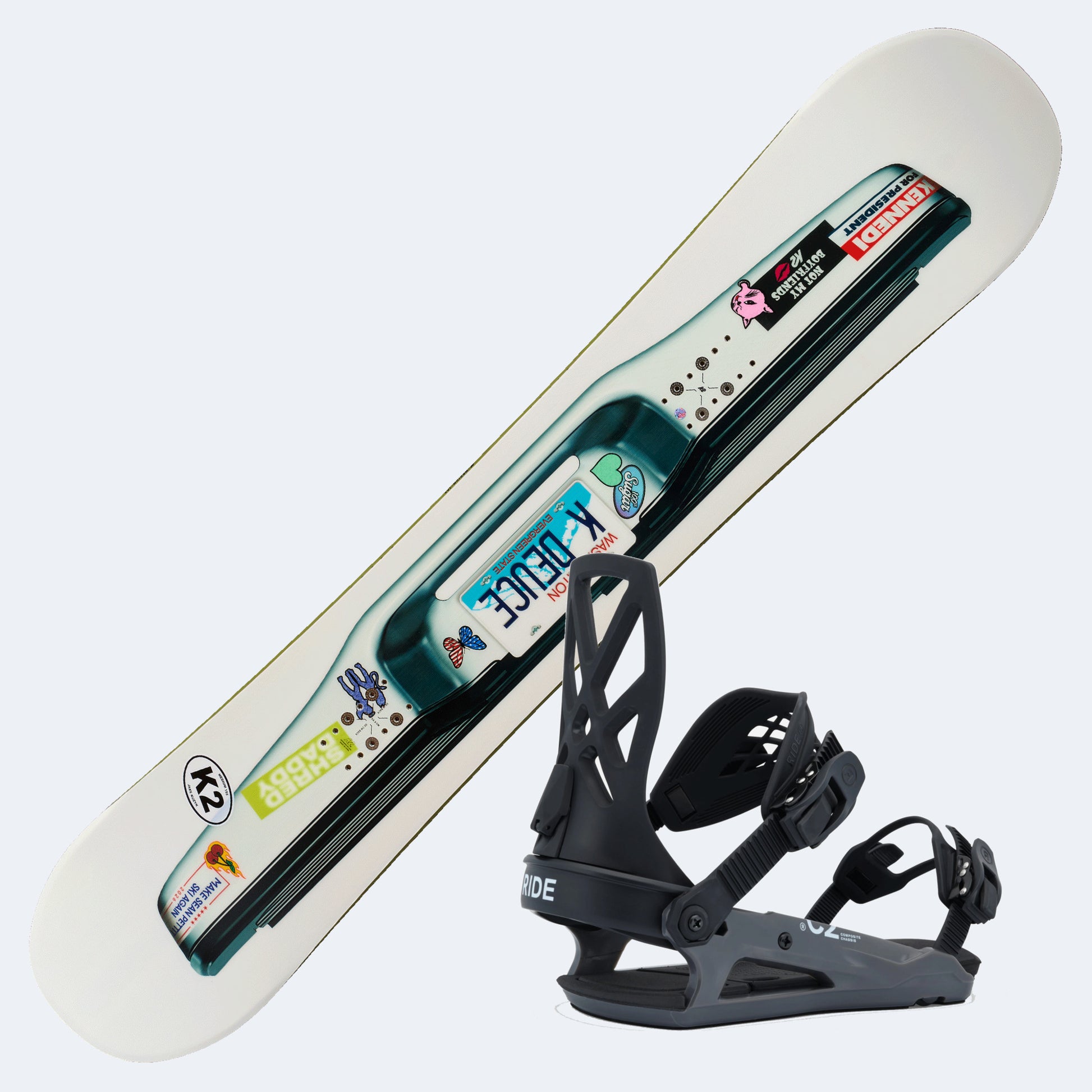 2026 K2 Medium Snowboard with Ride C-2 Bindings