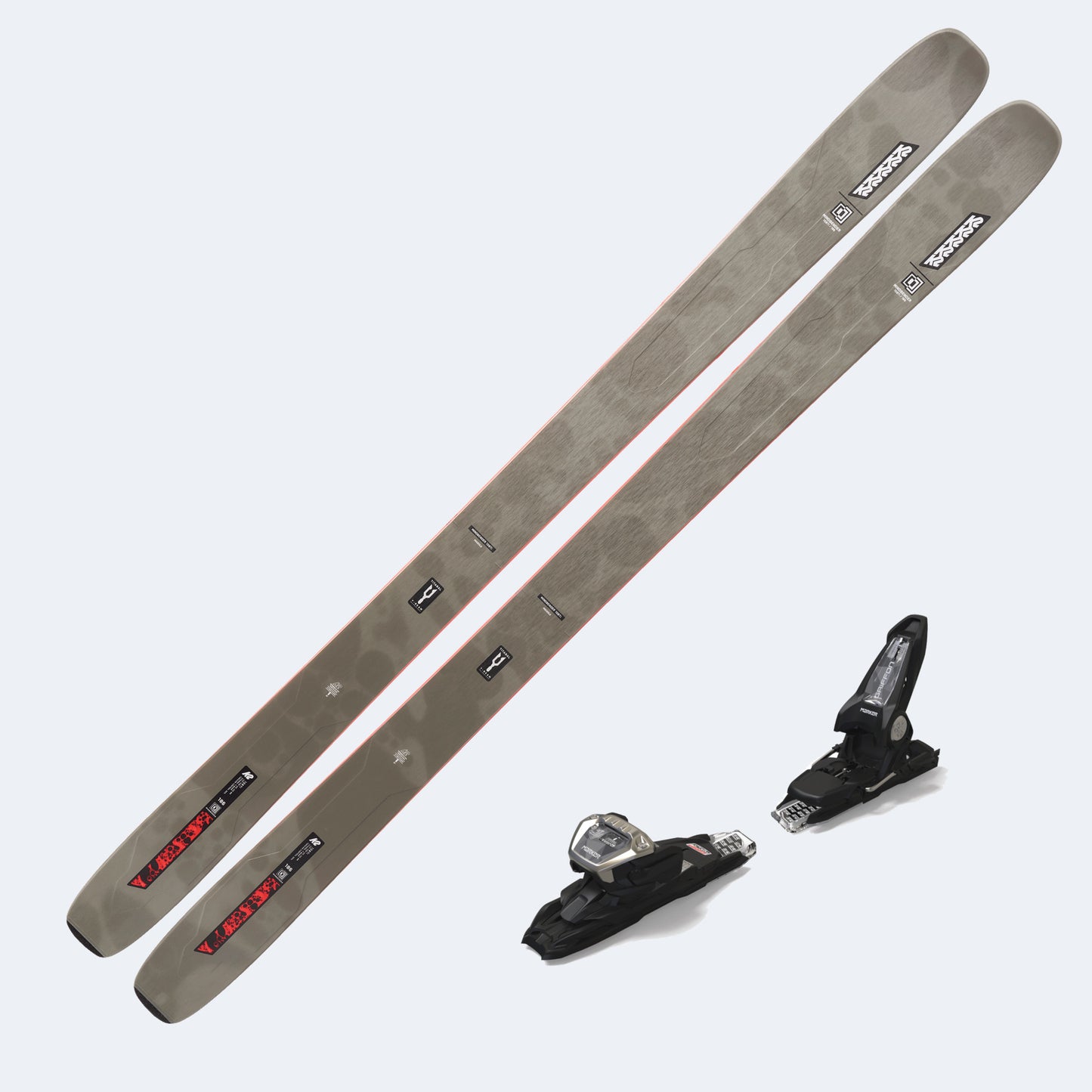 2026 K2 Mindbender 108TI Demo Skis W/ Griffon 13 Demo Bindings
