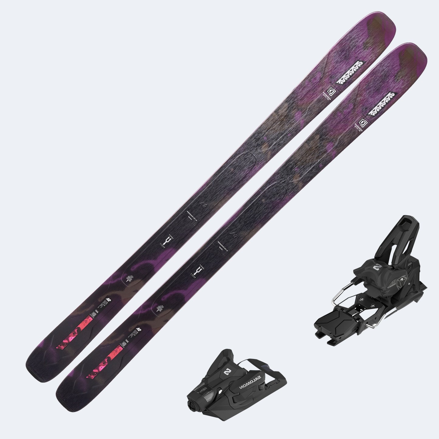 2026 K2 Mindbender 99TI Women's Skis with Salomon Strive 14 GW Bindings