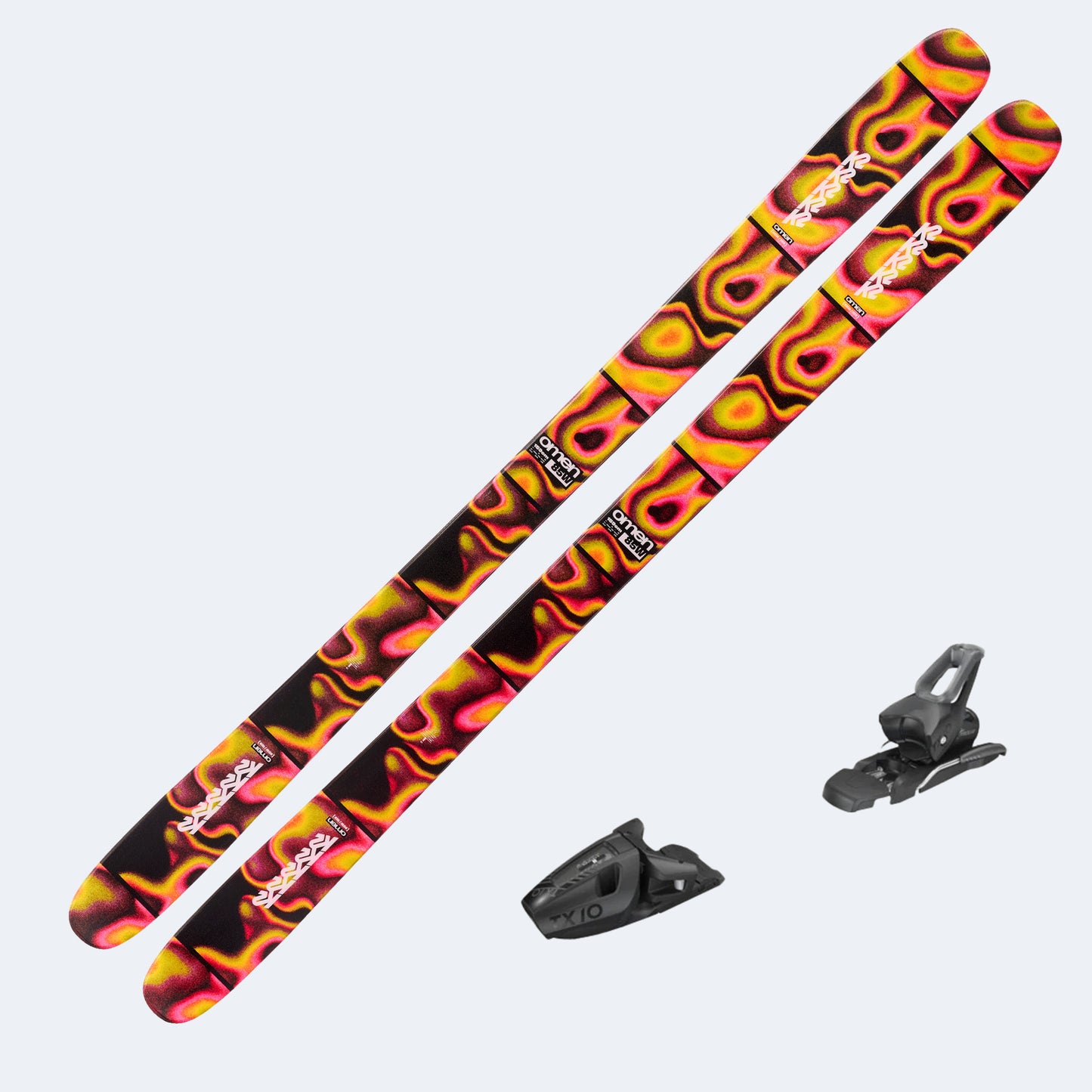 2026 K2 Omen 85 Women's Skis with Tyrolia TX 10 Bindings
