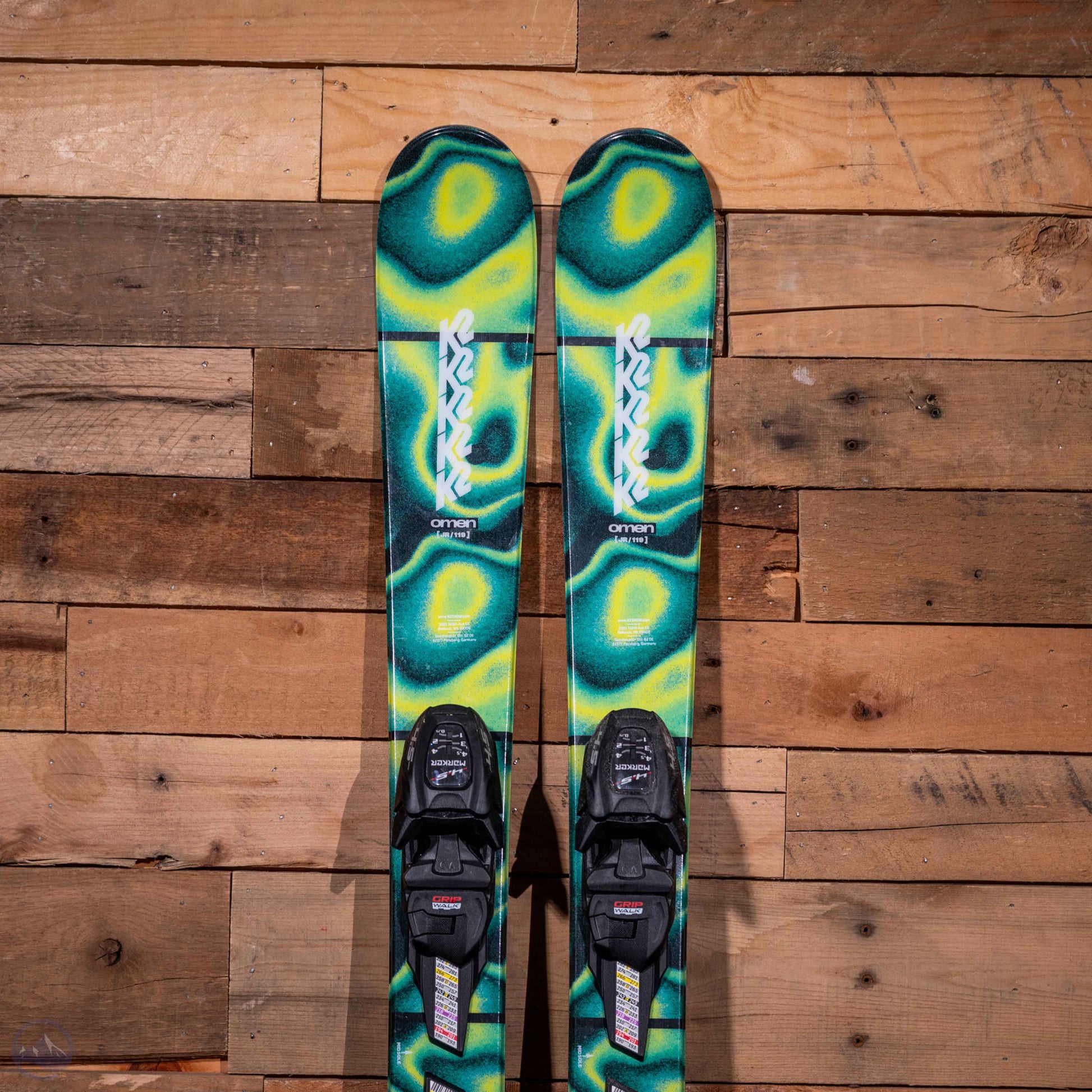 2027 K2 Omen Jr Junior Skis with  SpeedMachine J Boots and Poles
