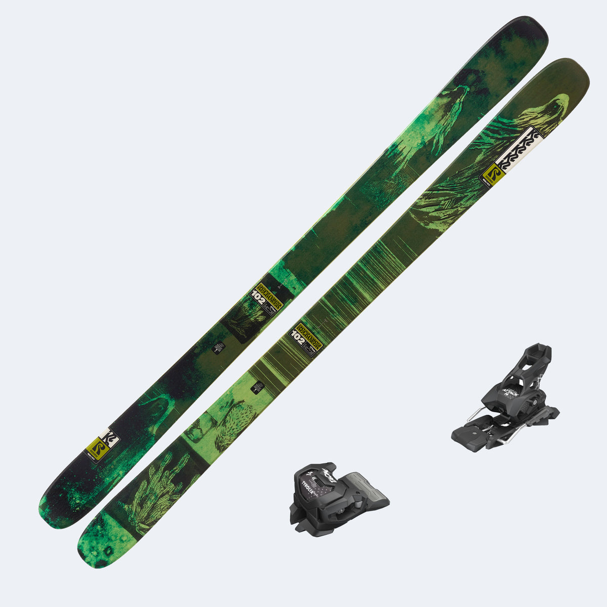 2027 K2 Reckoner 102 Skis with Tyrolia Attack 14 GW Bindings