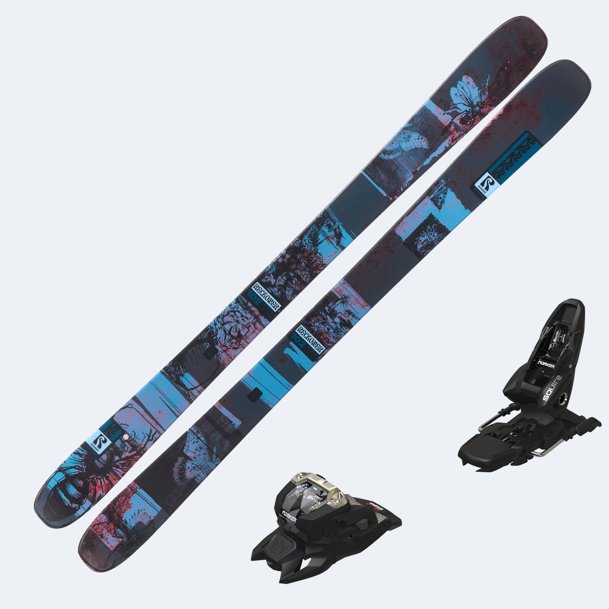 2026 K2 Reckoner 102 Women's Skis with Marker Squire 11 Bindings