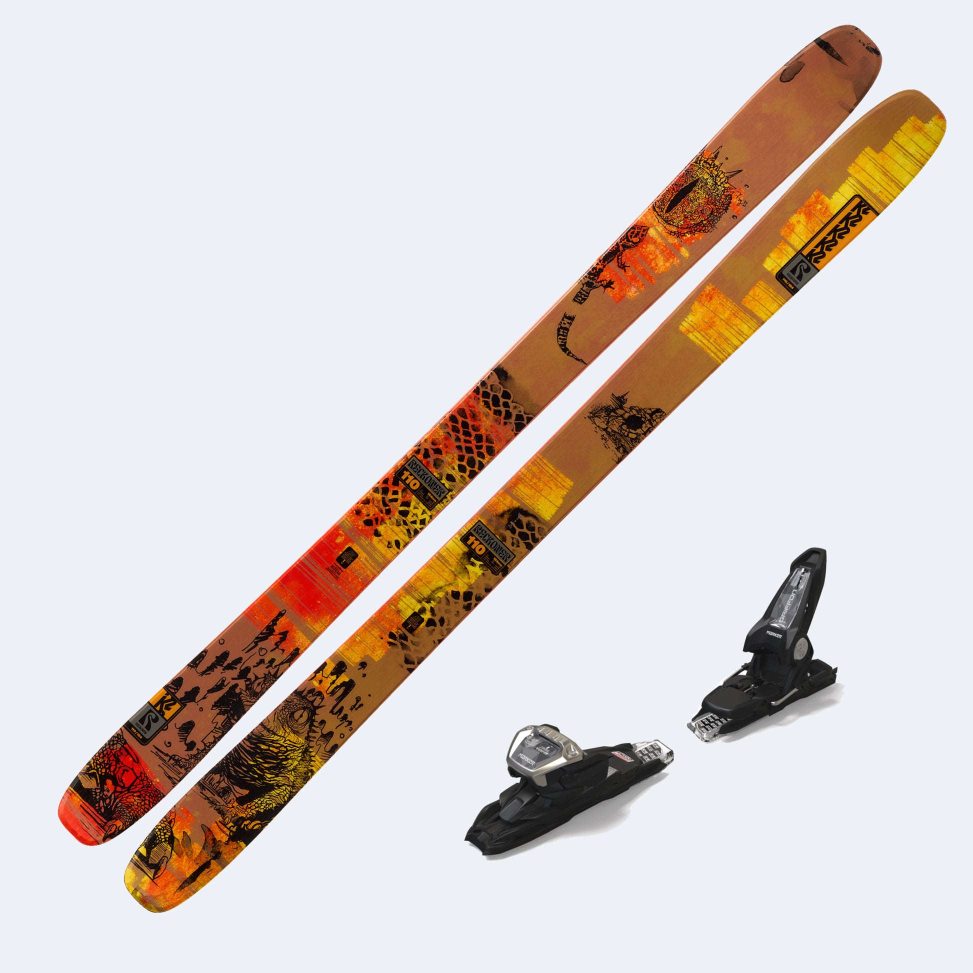 2026 K2 Reckoner 110 Demo Skis W/ Griffon 13 Demo Bindings
