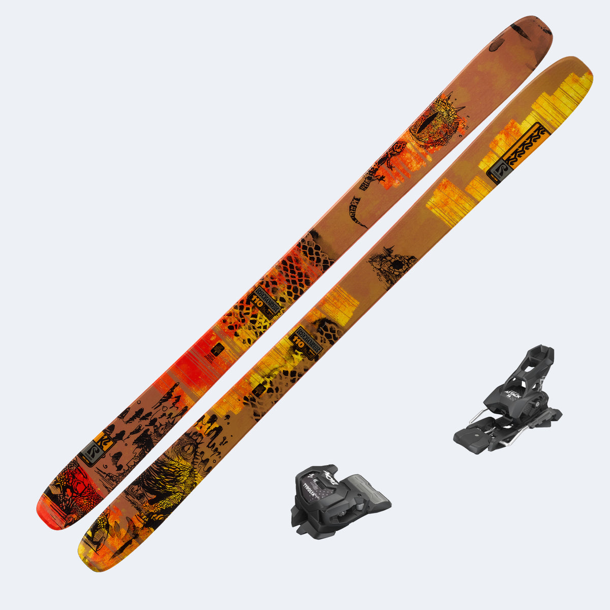2027 K2 Reckoner 110 Skis with Tyrolia Attack 14 GW Bindings