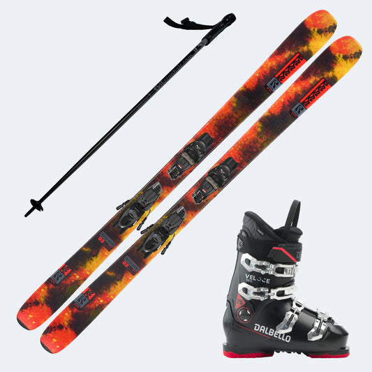 2027 K2 Reckoner 92 Skis with Dalbello Veloce Max 75 Boots and Poles