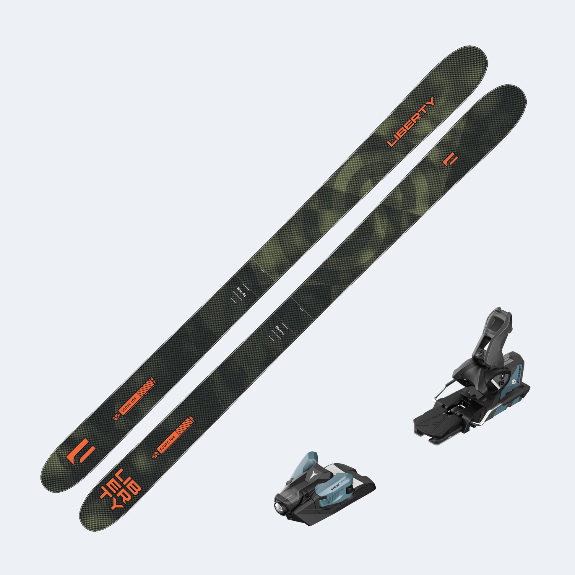 2026 Liberty Scope 104 Skis with Atomic undefined Bindings