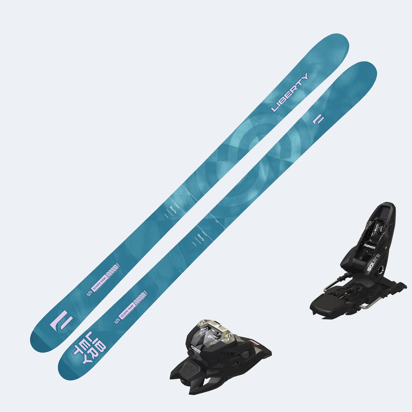 2026 Liberty Scope 94 Women's Skis with Marker Squire 11 Bindings