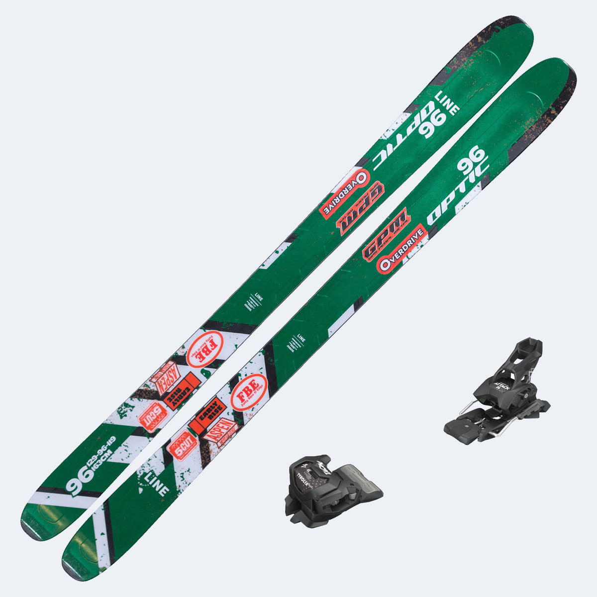 2026 Line Optic 96 Skis with Tyrolia Attack 14 GW Bindings