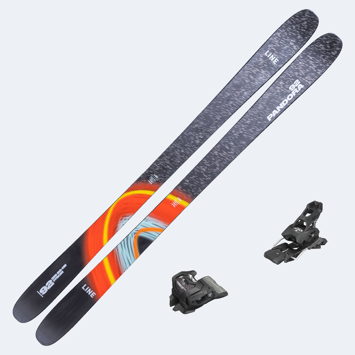 2026 Line Pandora 92 Skis with Tyrolia Attack 14 GW Bindings