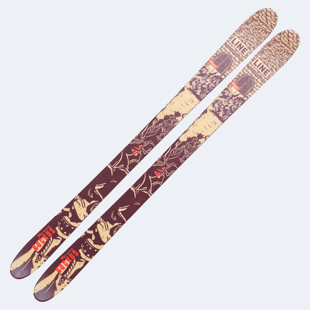 2026 Line Ruckus Junior Skis with Atomic Colt 7 Bindings