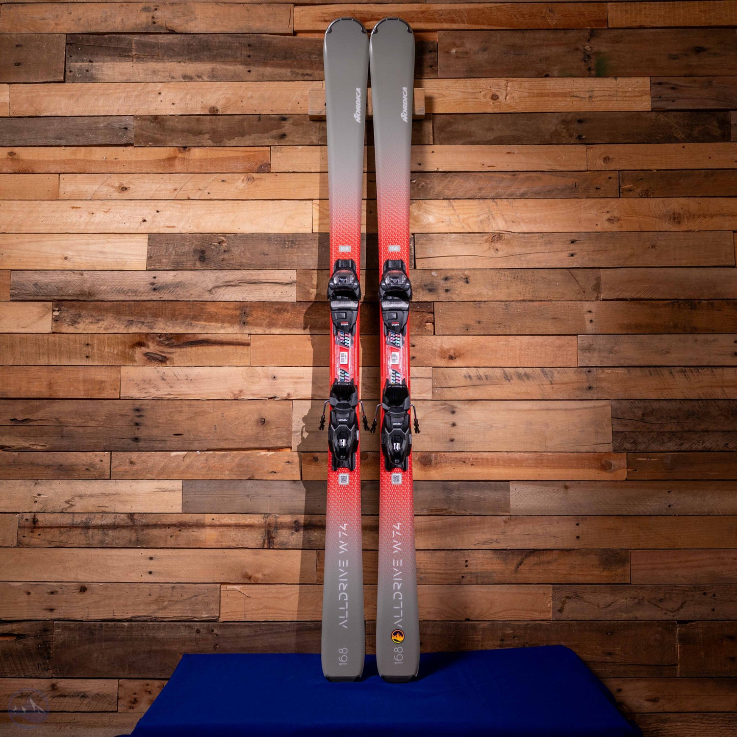 2026 Nordica Alldrive 74 Skis with Rossignol Evo 70 HV+ Boots and Poles