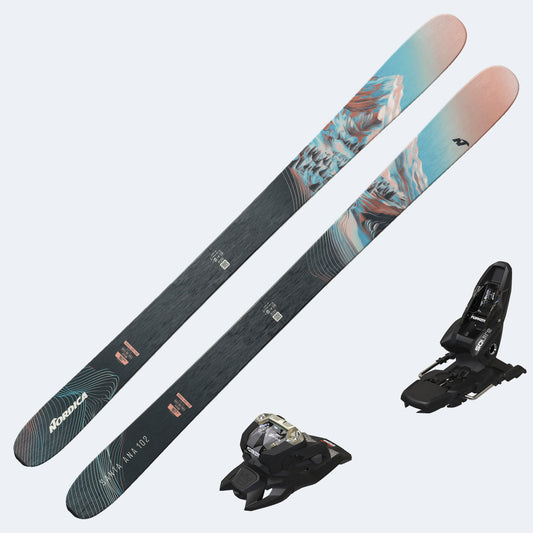 2027 Nordica Santa Ana 102 Women's Skis with Tyrolia Attack LYT 11 GW Bindings